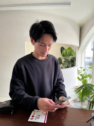 ショート メンズ メンズハイトーン/栄 /イトウタケルのヘアスタイル