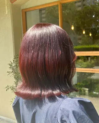 ミディアム ＭＵＫＵ細川将真 カラーモデル募集中のヘアスタイル