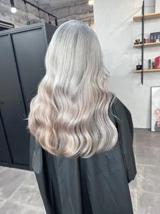 ロング カラー 永田 雄真のヘアスタイル