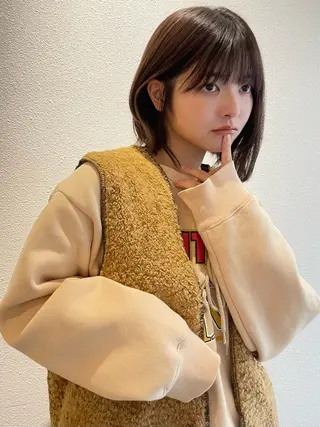 ミディアム くどうももか 浦和　ショート　ボブのヘアスタイル