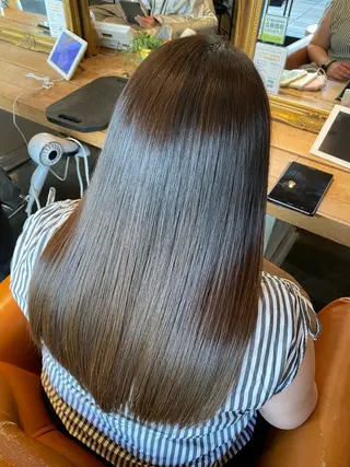 セミロング カラー 癖毛&ダメージ改善 カット/soyaのヘアスタイル