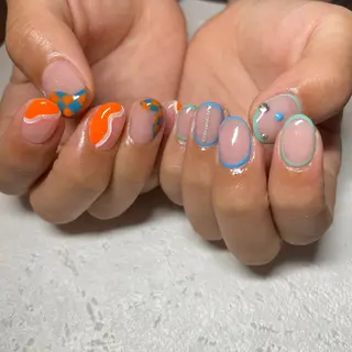 ネイル Cleo🧸伏見店 mikiのネイルデザイン