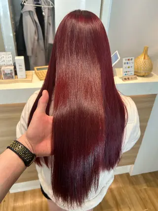 カラー 🍒艶髪✨ 秋冬🍒モテヘアー✨のヘアスタイル