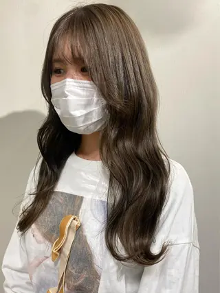 ロング 中尾 未来/艶カラー /カットモデルのヘアスタイル