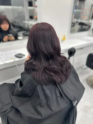 ロング カラー パーマ ヘアアレンジ メンズ キッズ ♥️韓国ヘア レイヤー♥️ゆりのヘアスタイル