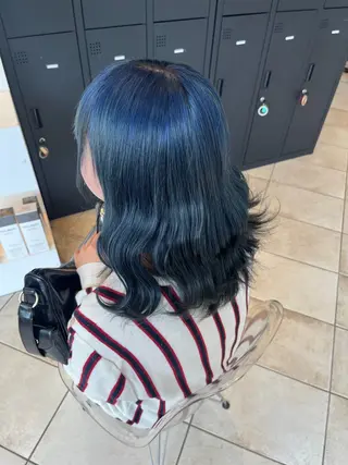 ミディアム 🐰ﾈﾓﾄ ﾋﾅﾉ｜ 淵野辺カラー🤍🫧のヘアスタイル