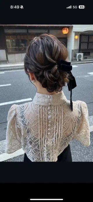 ヘアアレンジ 似合わせカット‪// 鶴我万唯華のヘアスタイル