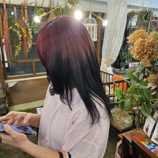 ロング カラー かりん/LeeLee /原宿/ハイトーンのヘアスタイル