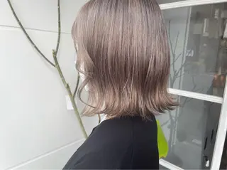 ミディアム カラー ヘアアレンジ たかいわ みきのヘアスタイル