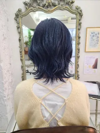 ミディアム カラー 【縮毛矯正/髪質改善 カラー】yumiのヘアスタイル