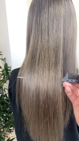 セミロング Hirose Ryoのヘアスタイル