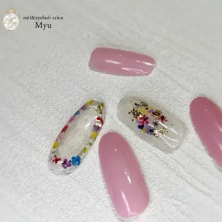 ネイル myu天神店 かえでのネイルデザイン