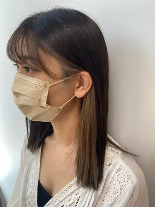 セミロング カラー 🌼ハイライト透明感 🌼maiのヘアスタイル