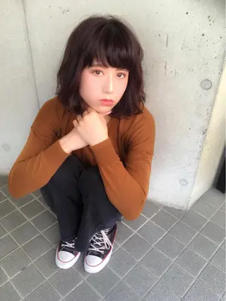 ミディアム パーマ Lumderica(ラムデリカ)所属・横浜/元町/石川町 ラムデリカYUKAのヘアスタイル