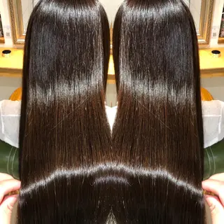 ロング 新宿髪質改善レイヤー カット内田智大のヘアスタイル