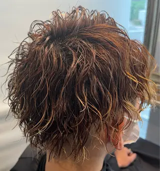 パーマ メンズ イシカワ スグルのヘアスタイル
