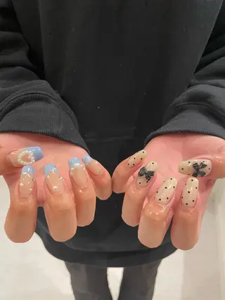 ネイル 束感まつ毛/ネイル/ LED♥KIRARAのマツエク・マツパデザイン