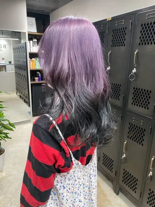 ロング カラー ブレンバイドット所属・ニュアンスカラー/ 🫧レミ(坊主)のヘアスタイル