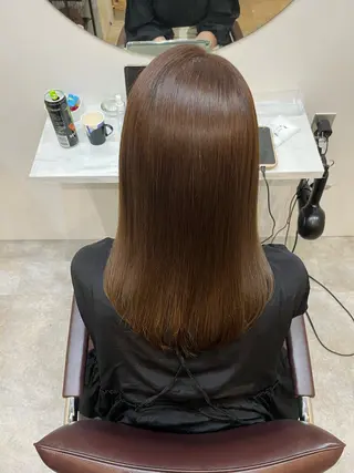セミロング カラー 【髪質改善　艶髪】 布川　莉穂のヘアスタイル