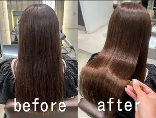 ロング yoshino /ナチュラル縮毛のヘアスタイル