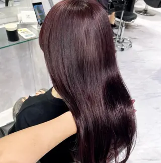 ロング カラー 🫧うる艶トレンド 🫧透明感カラーのヘアスタイル