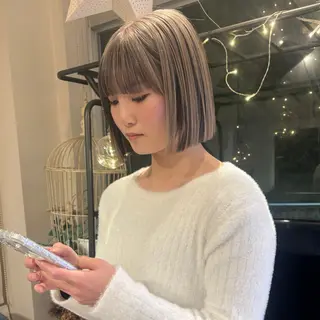 ショート 似合わせボブカット/ 髪質改善/細川実知香のヘアスタイル