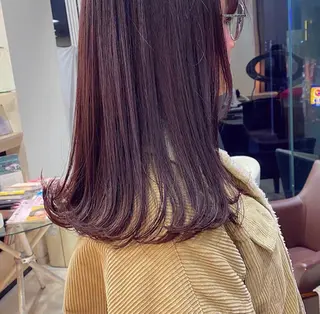 ロング カラー 滝本 里実のヘアスタイル