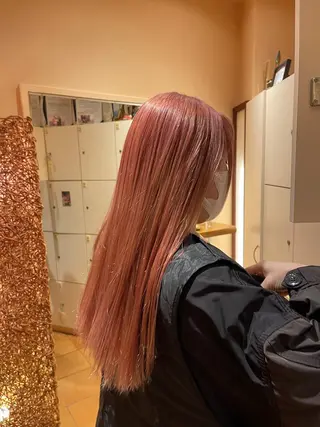 ロング カラー モリオフロムロンドン原宿本店所属・ショート/ボブ/ハイ トーン/Nanahaのヘアスタイル