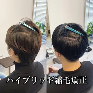 ショート カラー メンズ "ブリーチ縮毛矯正” /デサキショウヘイのヘアスタイル