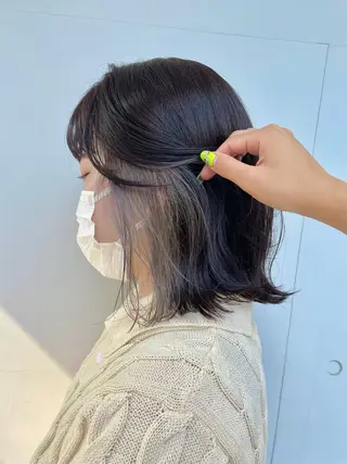 ミディアム カラー 🤍透明感カラー ソメヤナナ 🤍のヘアスタイル