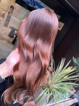 カラー ロング 北條 一真のヘアスタイル