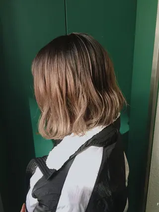 ミディアム カラー 💘透明感カラー💘 沖本 将宏のヘアスタイル