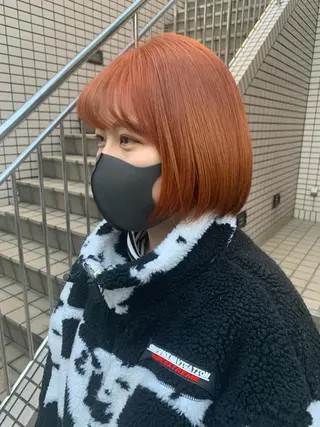 ショート カラー レイヤー×グレージュ /ピンク🩷mioのヘアスタイル