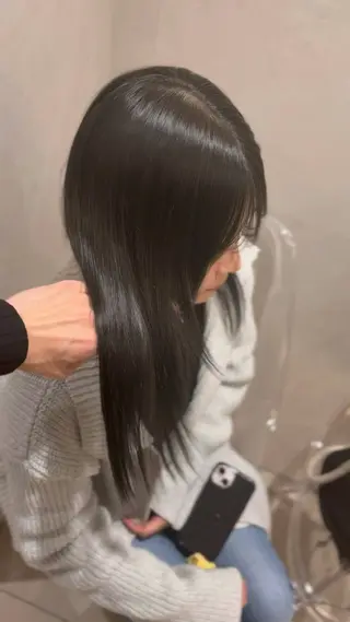 カラー meby所属・🩵福岡ブリーチなし カラー/紫音🩵のヘアスタイル