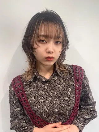 ミディアム youres hair 髪質改善トリートメント&ヘッドスパ  新宿三丁目店所属・髪質改善/艶髪 韓国レイヤー/えすたのヘアスタイル