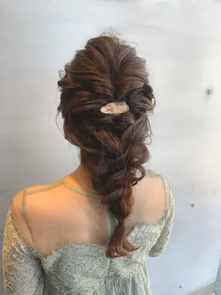 セミロング カラー ヘアアレンジ Uni.所属・地毛風ストレート/ 髪質改善/榎本流行のヘアスタイル