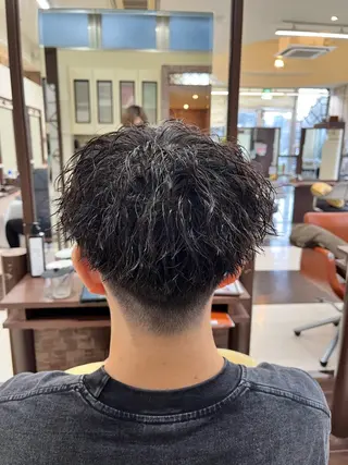 ショート パーマ メンズ AROH men's cut&men's perm 船橋店所属・🧊メンズ特化🧊 高木航希のヘアスタイル