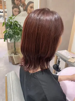 ミディアム spin hair SOCOLA塚口のヘアスタイル