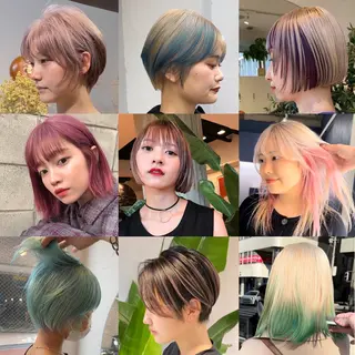 ショート カラー share salon OXY所属・🌈ショートの神様 🌈原田公祐のヘアスタイル