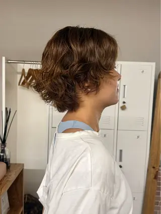 ショート カラー パーマ パーマ mamiのヘアスタイル