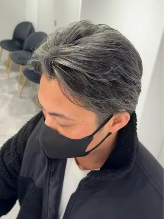 カラー メンズ 𝐚𝐨𝐢 メンズ ‪‪/メッシュのヘアスタイル