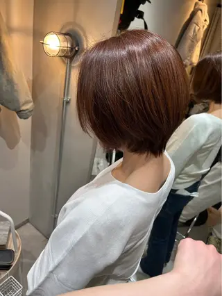 ショート カラー 白髪女性専門店竹内 涼乃のヘアスタイル