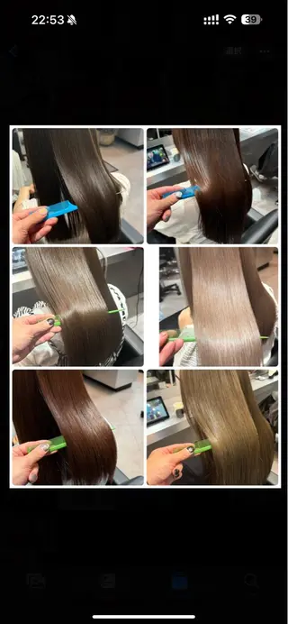 ロング BUCKS所属・坂谷 BUCKS/縮毛矯正のヘアスタイル