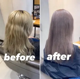 ミディアム カラー 🌿earth亀有店 【緑髪のノブ】🌿のヘアスタイル