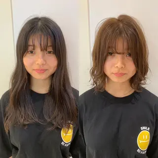 ミディアム カラー Le'a渋谷所属・インナーエクステ渋谷 🦋KAJIのヘアスタイル