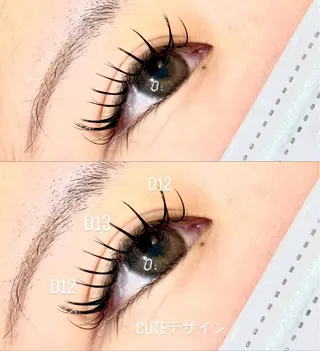 マツエク・マツパ 東海林 里菜🐩🩶のマツエク・マツパデザイン