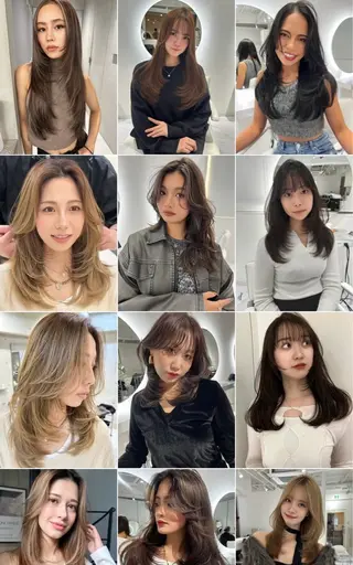ロング 山下 翔のヘアスタイル