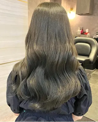 ロング カラー 💘Kurea💘 艶髪/韓国/暗髪のヘアスタイル