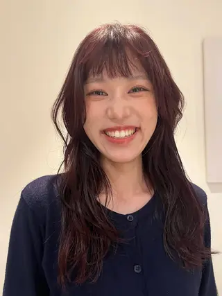 ロング カラー Dreap所属・Dreap/ カットモデル/なつみのヘアスタイル