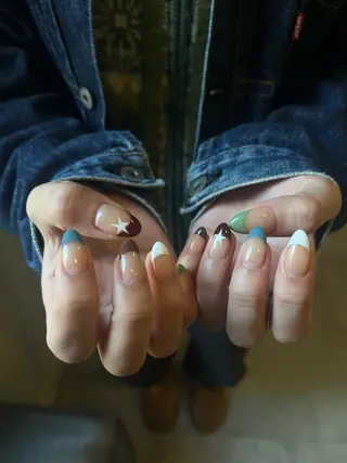 ネイル +vico 堀江店所属・中西 春那のネイルデザイン